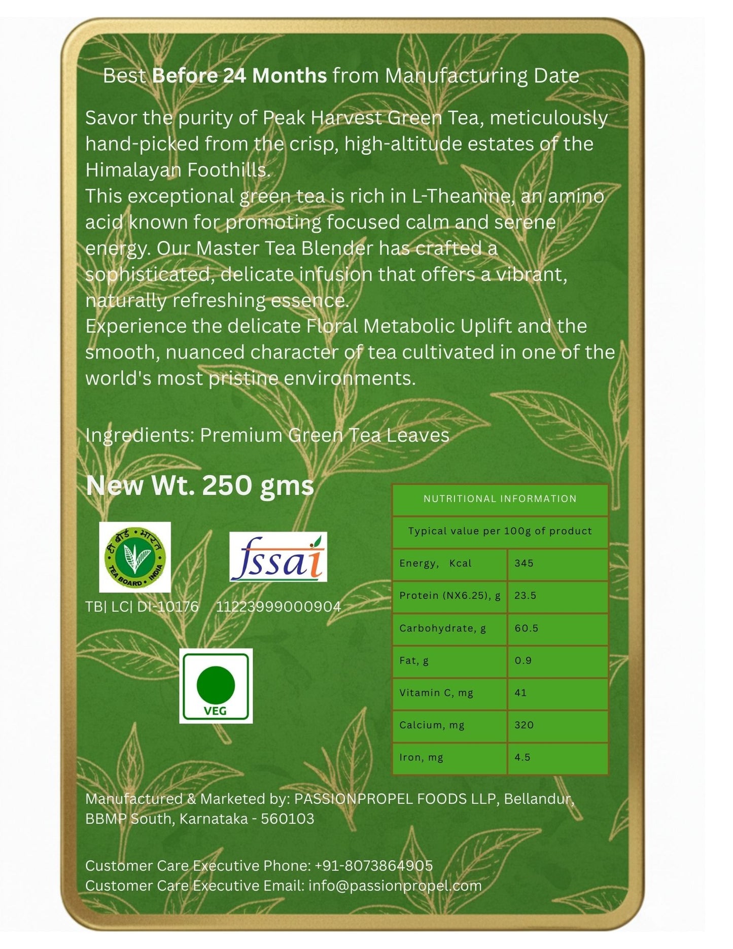 Premium Green Tea _ 250G